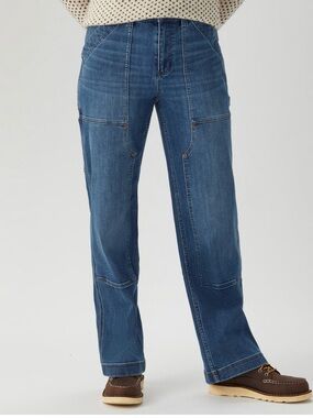 Duluth Trading Co. Double Flex Denim Straight Leg Jeans Size 20